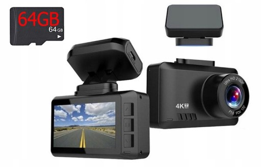 K2PRO видео рекордер 4K Wifi GPS матрица SONY 64GB SD
