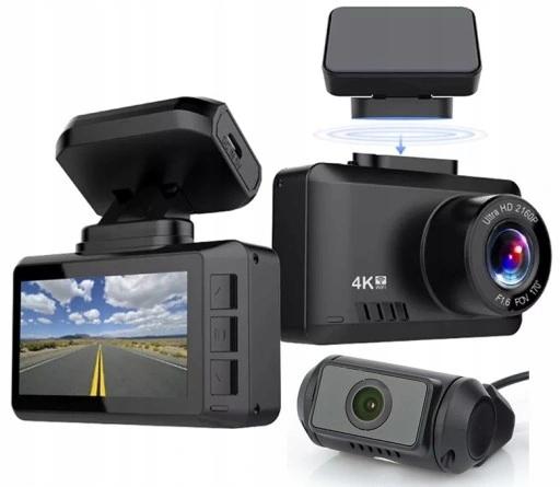 Видеорегистратор K2PRODUAL 4K SONY IMX335 Wi-Fi GPS