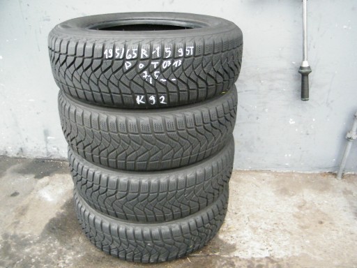 [K92] 4XWINTER 195/65R15 95T FIRESTONE WINTERHAWK &