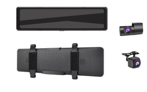 КАМЕРА ЗАДНЕГО ВИДА ЗЕРКАЛО ЗАДНЕГО ВИДА ВИДЕОЗАГИСАТЕЛЬ ДЛЯ ДВИЖЕНИЯ ЗЕРКАЛО FHD 10 ДЮЙМОВ