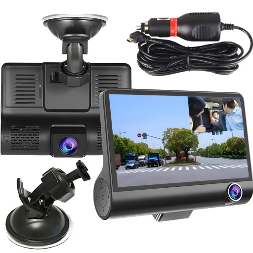 КАМЕРА ЗАДНЕГО ВИДА ВИДЕО ВОЖДЕНИЯ РЕКОРДЕР АВТОМОБИЛЬНЫЙ МОНИТОР FULLHD ПЕРЕДНЯЯ ЗАДНЯЯ