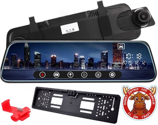 АВТОМОБІЛЬНА КАМЕРА 2в1 ПЕРЕДНЯ ЗАДНЯ ДЕРЖКА ВІДЕО FULLHD
