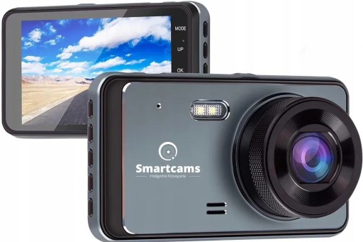 КАМЕРА АВТОМОБІЛЬНИЙ РЕЄСТРАТОР Smartcams X2000 FullHD СЕНСОРНИЙ РЕВЕРС 2 КАМЕРИ
