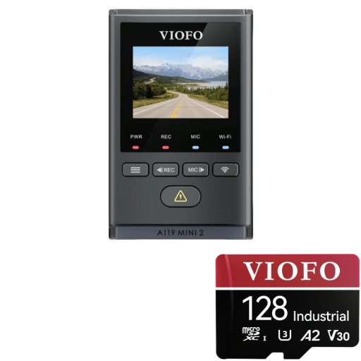 КАМЕРА-РЕГИСТРАТОР VIOFO A119 MINI 2 + 128 ГБ