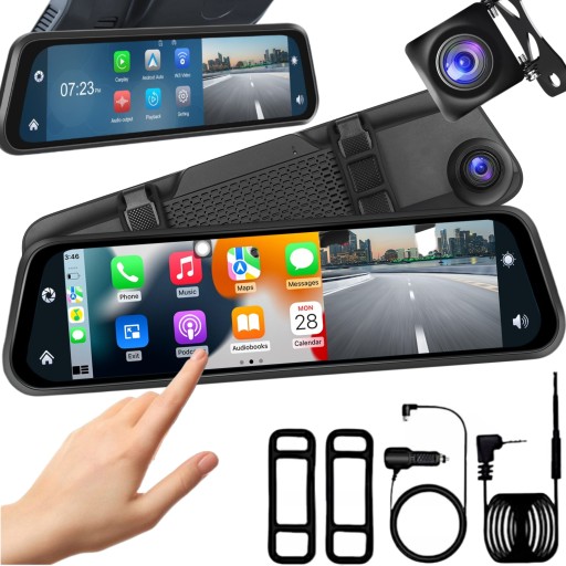 АВТОМОБИЛЬНАЯ КАМЕРА 4K В ЗЕРКАЛЕ 12-ДЮЙМОВАЯ АВТОМОБИЛЬНАЯ КАМЕРА ЗАДНЕГО НАСТРОЙКИ ДЛЯ Android CARPLAY