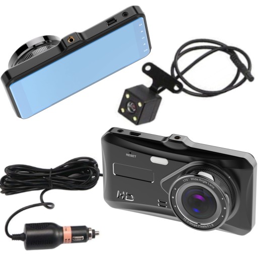 АВТОМОБИЛЬНАЯ КАМЕРА ПЕРЕДНЯЯ ЗАДНЯЯ Full HD WIFI ВИДЕОРЕГИСТРАТОР РЕЖИМ ПАРКОВКИ