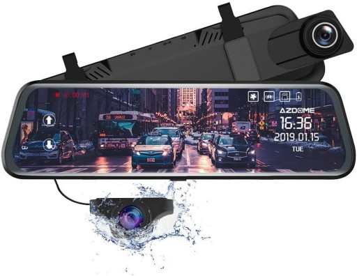 АВТОМОБИЛЬНАЯ КАМЕРА ВИДЕОРЕГИСТРАТОР ЗЕРКАЛО ЗАДНЕГО ВИДА АВТОМОБИЛЬНАЯ КАМЕРА AZDOME FULLHD