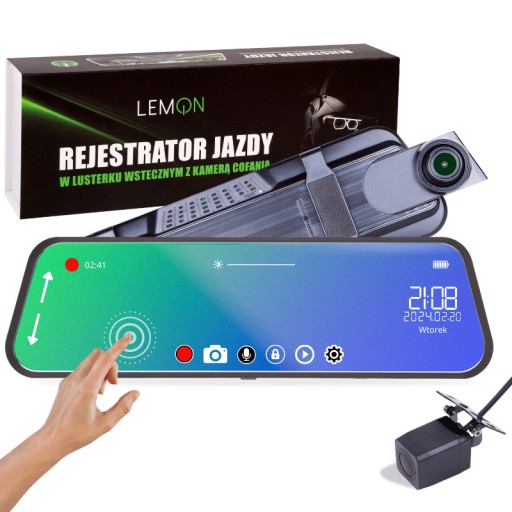 ВИДЕО РЕКОРДЕР ЗАДНЕГО ВИДА КАМЕРА ЗАДНЕГО ВИДА TOUCH