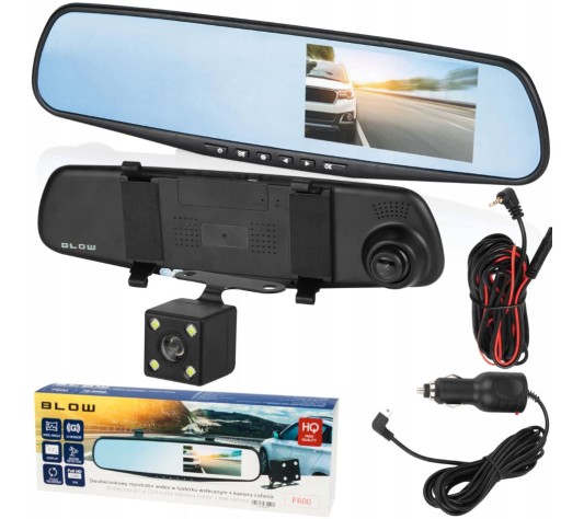 КАМЕРА ВІДЕО РЕКОРДЕР АВТОМОБІЛЯ ДЗЕРКАЛО F HD