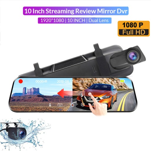 ВІДЕОКАМЕРА АВТОМОБІЛЬНИЙ реєстратор ДЗЕРКАЛО HD 1920x1080 Режим паркування