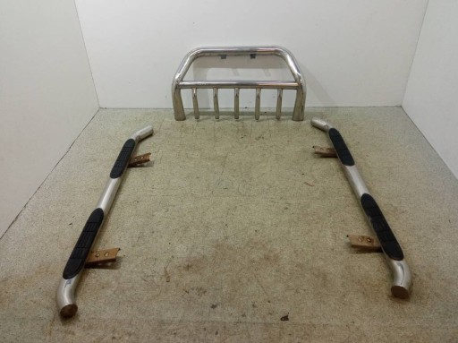 KANGURUR PIPE РАМКА БОРКИ ХРОМ Hyundai Santa Fe I (2000-2006)