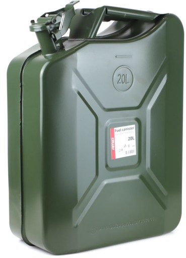 МЕТАЛЛИЧЕСКАЯ КАНИСТРА 20 Л ДЛЯ МАСЛА, ТОПЛИВА, БЕНЗИНА