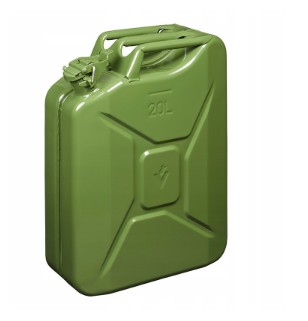 КАНИСТРА ИЗ МЕТАЛЛИЧЕСКОГО ОЛОВА ДЛЯ ТОПЛИВА 20 Л