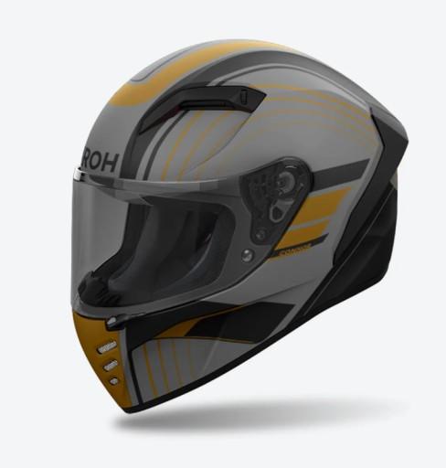 AIROH CONNOR ПОЛУЧИЛ ЗОЛОТОЙ МАТТОВЫЙ ШЛЕМ XL