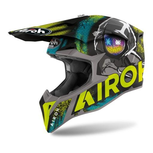 ШОЛОМ AIROH WRAAP ALIEN YELLOW MATT R. S