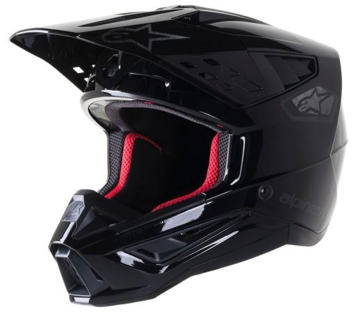 ШОЛОМ ALPINESTARS S-M5 SCOUT BLACK SILVER GLOSS M