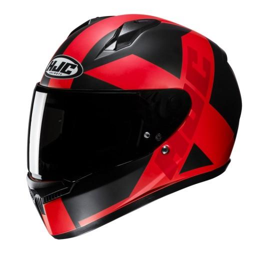 HJC C10 TEZ RED/BLACK XL HELMET, повний мотоциклетний шолом ECE 22.06