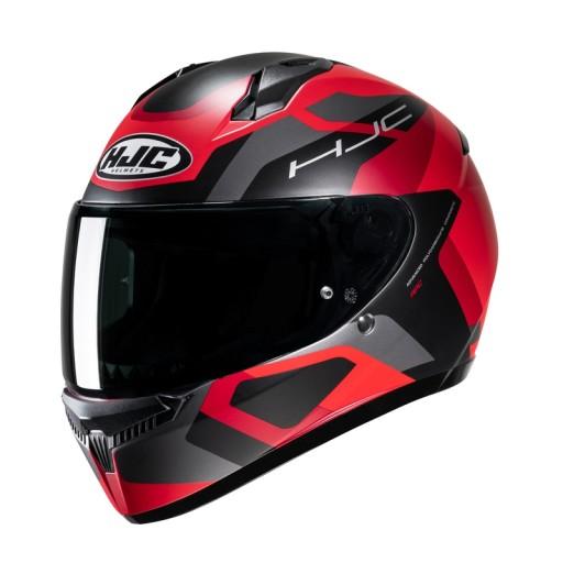 HJC C10 TINS ​​​​HELMET BLACK/RED (XL)