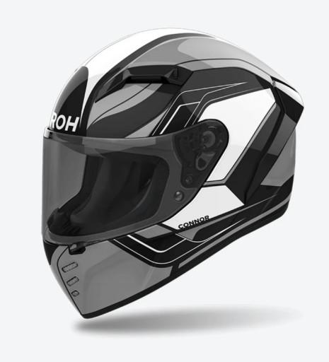 ДОРОЖНЫЙ ШЛЕМ AIROH CONNOR DUNK INTEGRAL, ГЛЯНЦЕВЫЙ ЧЕРНЫЙ S