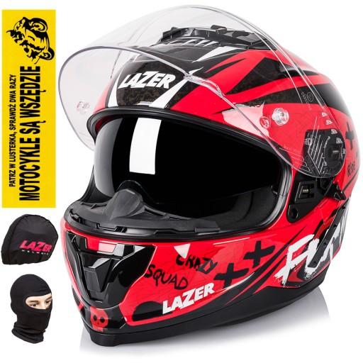 МОТОШЛЕМ С BLEND LAZER RAFALE EVO ONI RED r M