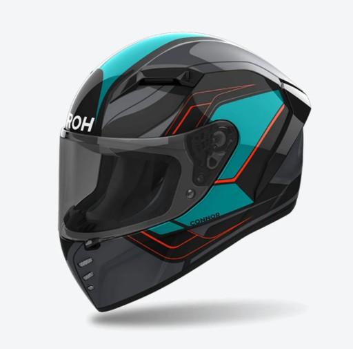 МОТОЦИКЛОВЫЙ ШЛЕМ AIROH CONNOR DUNK GLOSS XS