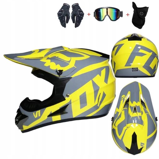 ВНЕДОРОЖНЫЙ ЭНДУРО МОТОКРОСС МОТОЦИКЛСКИЙ ШЛЕМ, S