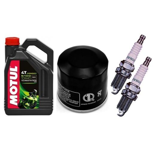 Свечи зажигания с масляным фильтром KAWASAKI GPZ EX 500 D NINJA 500R