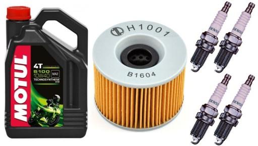 Свічки запалювання масляного фільтра KAWASAKI Z550 LTD 80-86