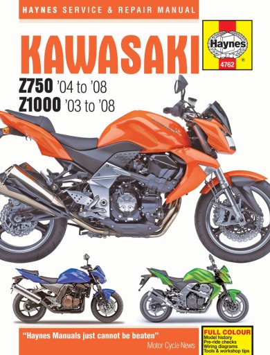 KAWASAKI ZR 750-J (2004-2006) МЕТОДИ РЕМОНТУ