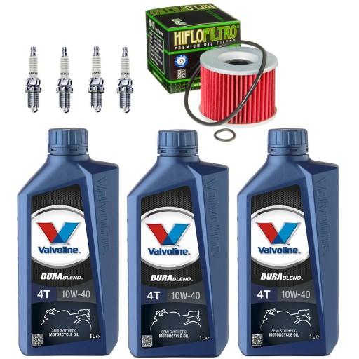 KAWASAKI ZX 1000 ZX-10 NINJA 88- свечи зажигания с масляным фильтром