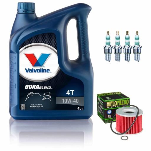 Свічки запалювання масляного фільтра KAWASAKI ZX GPZ 750 TURBO 83-88