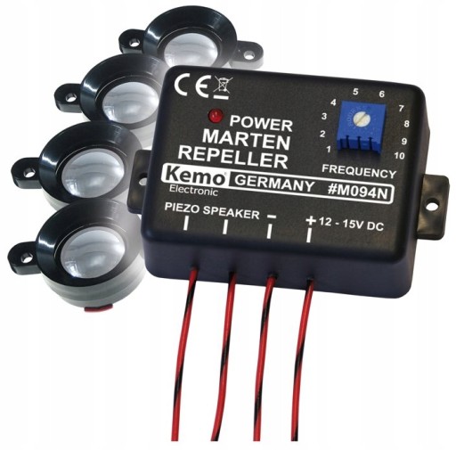 KEMO M094N АВТОМОБИЛЬНЫЙ ОТПУГИВАТЕЛЬ КУНИЦЫ КОШКИ 12В