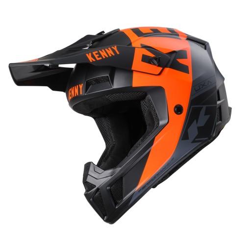 ШЛЕМ KENNY PERFORMANCE ЧЕРНЫЙ НЕОН ОРАНЖЕВЫЙ РАЗМЕР S