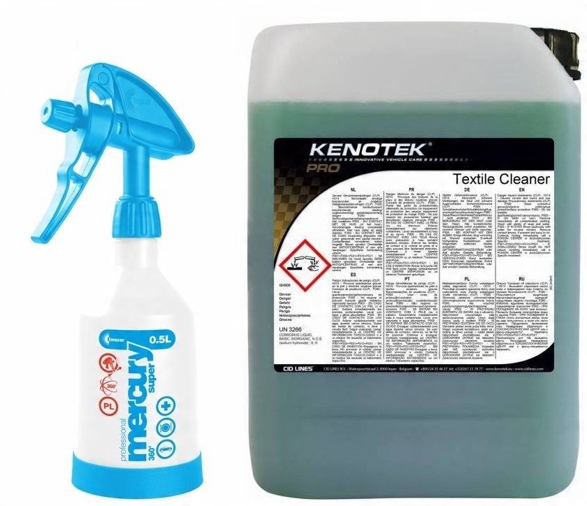 KENOTEK текстильный очиститель для стирки обивки комплект