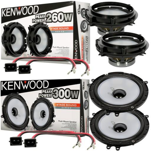 Kenwood колонки AUDI A4 B5 AVANT спереди и сзади