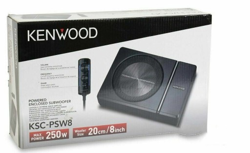 KENWOOD KSC-PSW8 АКТИВНЫЙ САБВУФЕР 250ВТ 20СМ