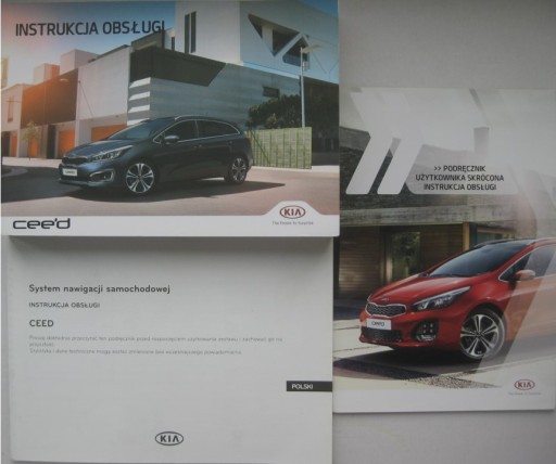 KIA Ceed II 2015-2018 Польша руководство по эксплуатации + навигация + краткое 2016г