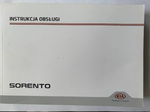 KIA SORENTO II польское руководство по эксплуатации 2012-2015 гг.