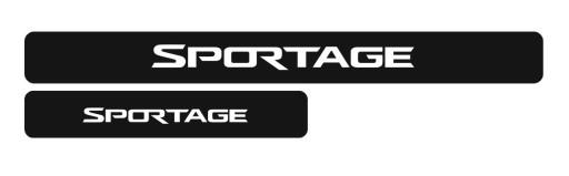 KIA SPORTAGE НАКЛЕЙКИ НА ПОРОГИ