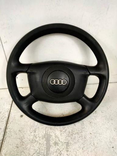 1234 - Рульове колесо з чотирма спицями чорна шкіра A4 B5 FL