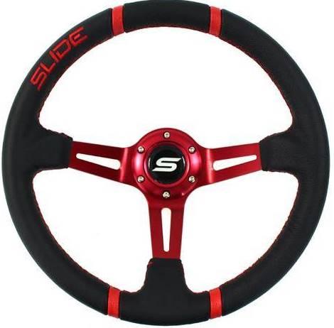 Рульове колесо Тюнінг шкіра червоний + NABA BMW E36