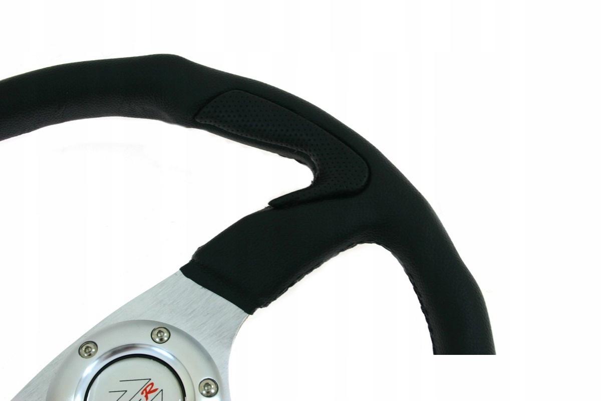 СПОРТИВНИЙ КЕРМО 350 ММ ЗМІЩЕННЯ: 0 ММ ШКІРА ЧОРНИЙ