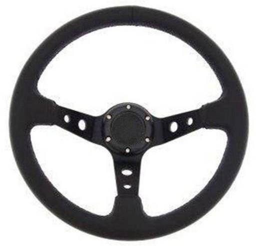 Спортивний кермо 350 мм зміщення 80 мм шкіра