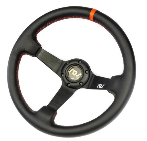 Спортивне кермо RBS Technology 350mm шкіра