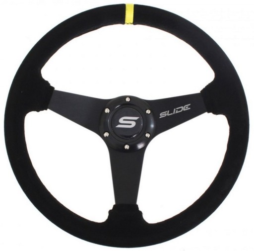 ЗАМШЕВЫЕ НАПРАВЛЯЮЩИЕ НА РУЛЕВОЕ КОЛЕСО RALLY, 350 ММ, СМЕЩЕНИЕ 20