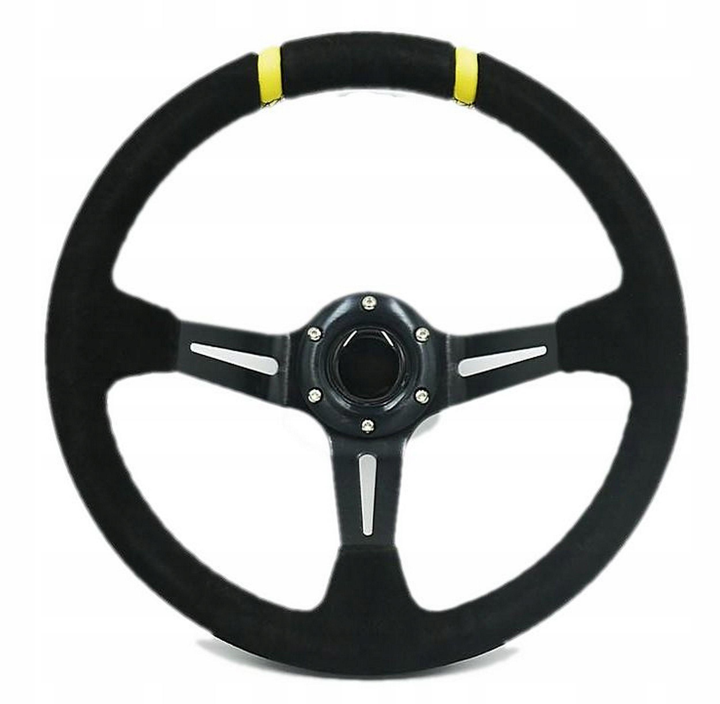 Рульове колесо із замші з відбиранням 90 мм KJS DRIFT