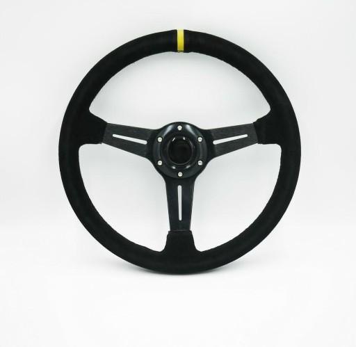 KJS DRIFT 350MM замшевый руль с отъемом