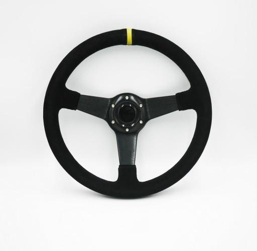 KJS DRIFT ЗАМШЕВЫЙ РУЛЬ С ОТЪЕМОМ