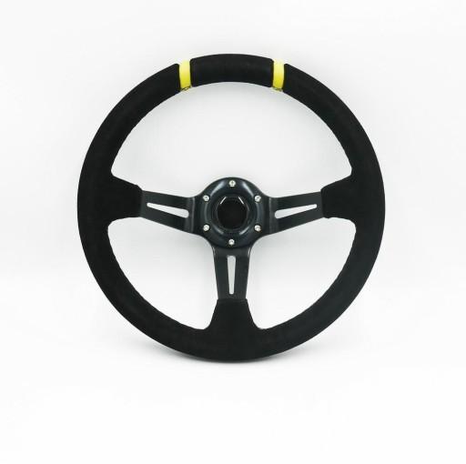 ЗАМШЕВОЕ РУЛЕВОЕ КОЛЕСО С ОТЪЕМОМ KJS DRIFT