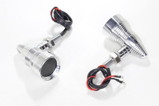 ROY14322 - Покажчик повороту хром димчастий абажур мигалки комплект якість